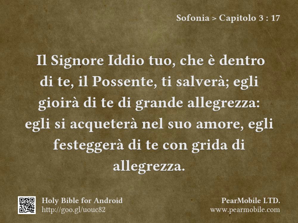 Sofonia, Capitolo 3:17